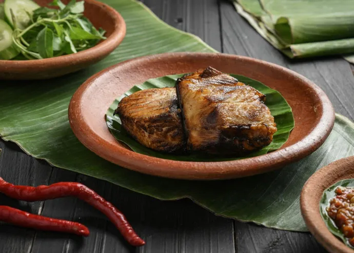 Pescado al papillot con hoja santa 