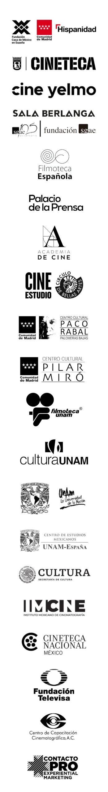 Logos de las sedes