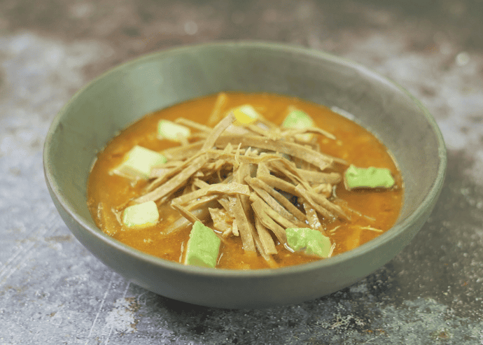 Pozole rojo estilo jalisco