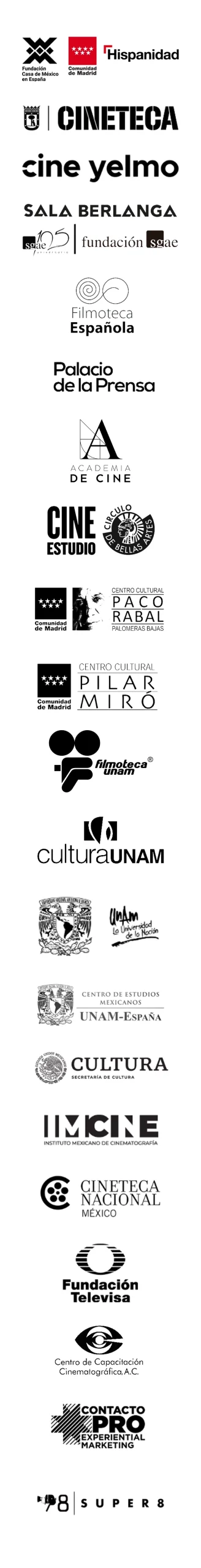 Logos de las sedes