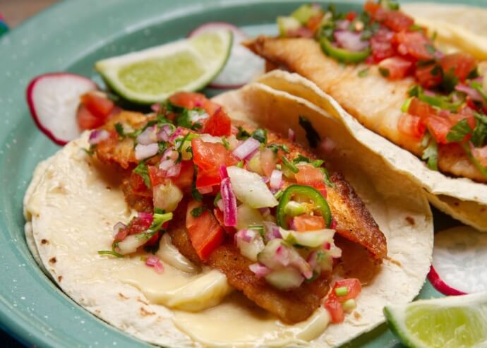 Tacos de pescado estilo ensenada