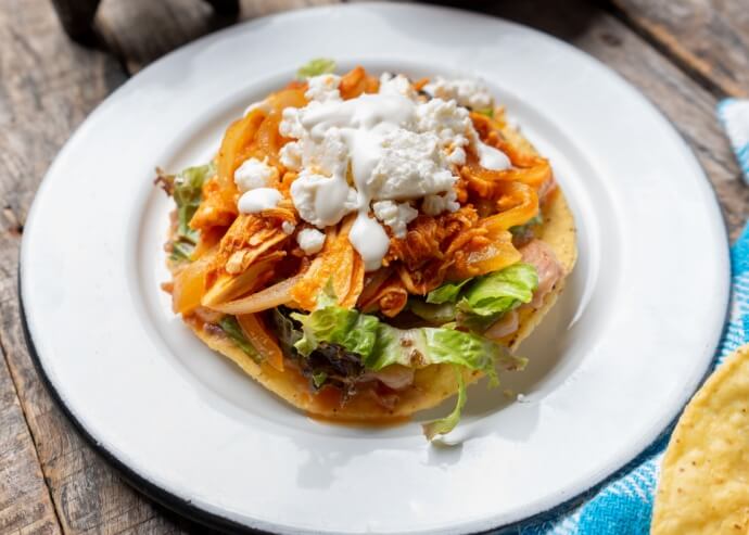 Tostadas de ropa vieja